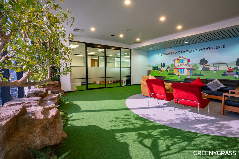 โชว์รูมหญ้าเทียม