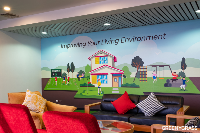 โชว์รูมหญ้าเทียม