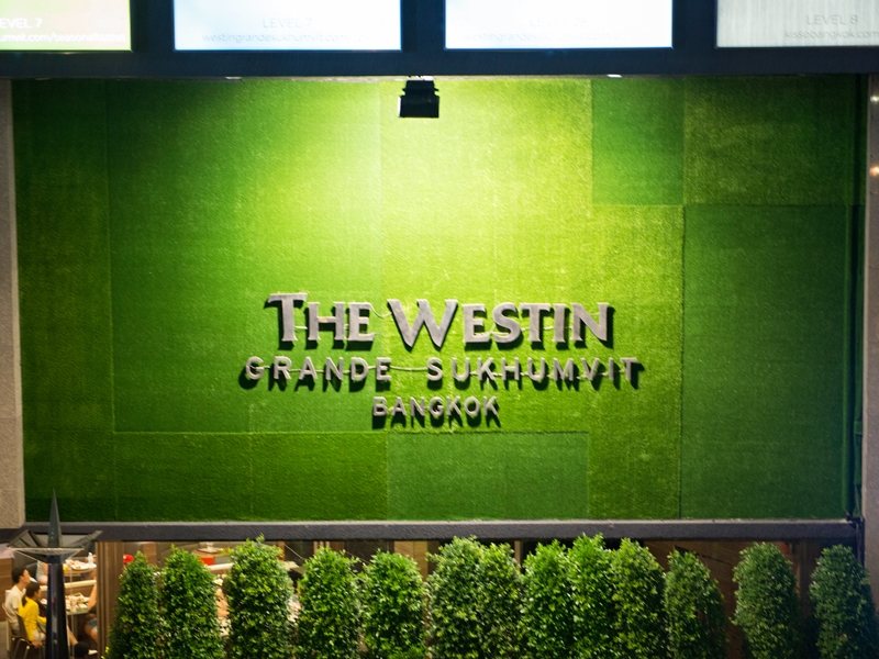 ตกแต่งผนังโรงแรม The westin grande sukhumvit