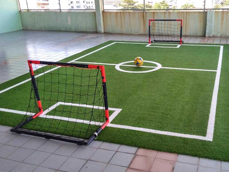 สนามฟุตบอลสำเร็จรูปในบ้าน Soccer Carpet