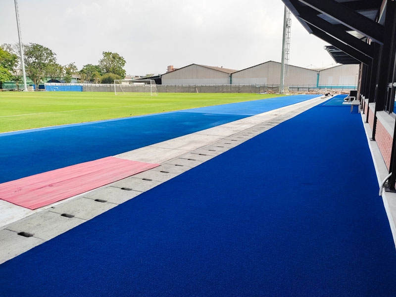 ตกแต่งพื้นที่สนามซ้อม สโมสร BG Pathum United