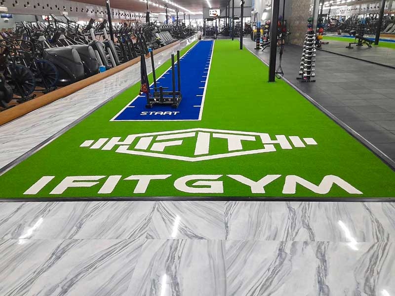 ติดตั้งพื้นฟิตเนส I Fit Gym - สนามบินน้ำ นนทบุรี
