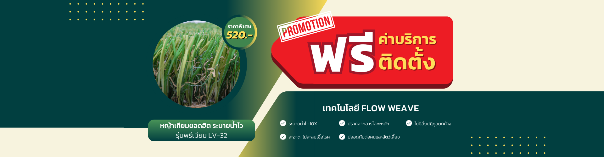 โปรโมชั่น กรีนนี่กราส