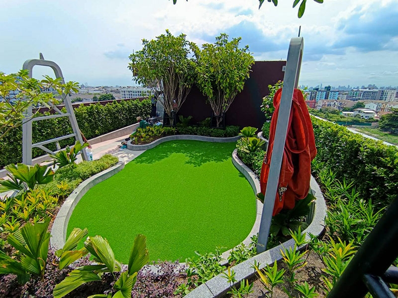 สวนบนอาคาร THE MUVE Sukhumvit 107