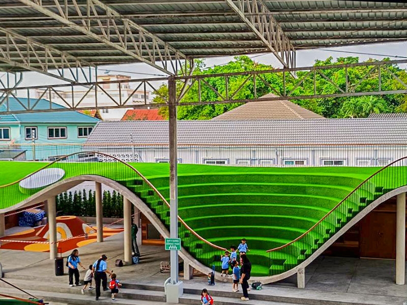 ปรับภูมิทัศน์ โรงเรียนพร้อมคิด