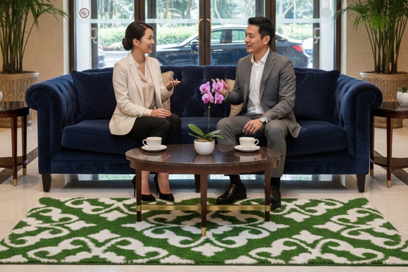 พรมทออเนกประสงค์ GREENY WALKWAY (FLORA)