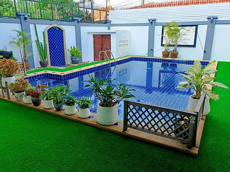 สนามหญ้า บ้านแกรนด์ธัญญวันท์โฮม 2